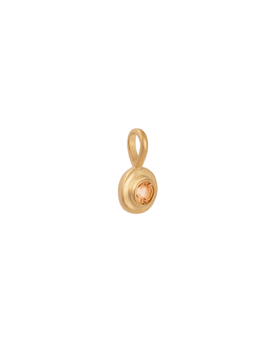 Kirstin Ash 18K Gold Vermeil Birthstone Charm - November (Citrine) - Gold | Mocha Australia