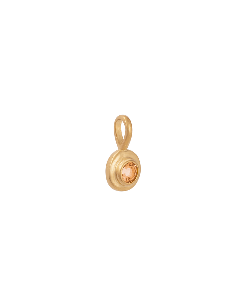 Kirstin Ash 18K Gold Vermeil Birthstone Charm - November (Citrine) - Gold | Mocha Australia