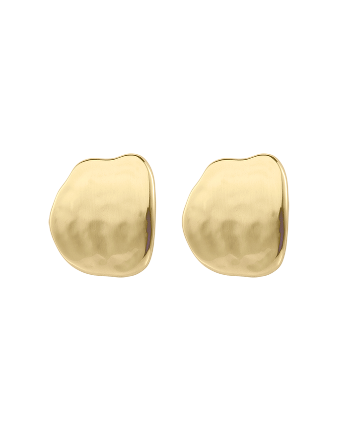 Kirstin Ash Dawn Oversized Studs - Gold | Mocha Australia