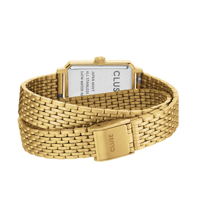 CLUSE Fluette Double Strap - Gold Link/Wine