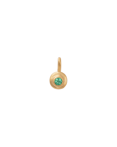 Kirstin Ash 18K Gold Vermeil Birthstone Charm - May (Emerald) - Gold | Mocha Australia