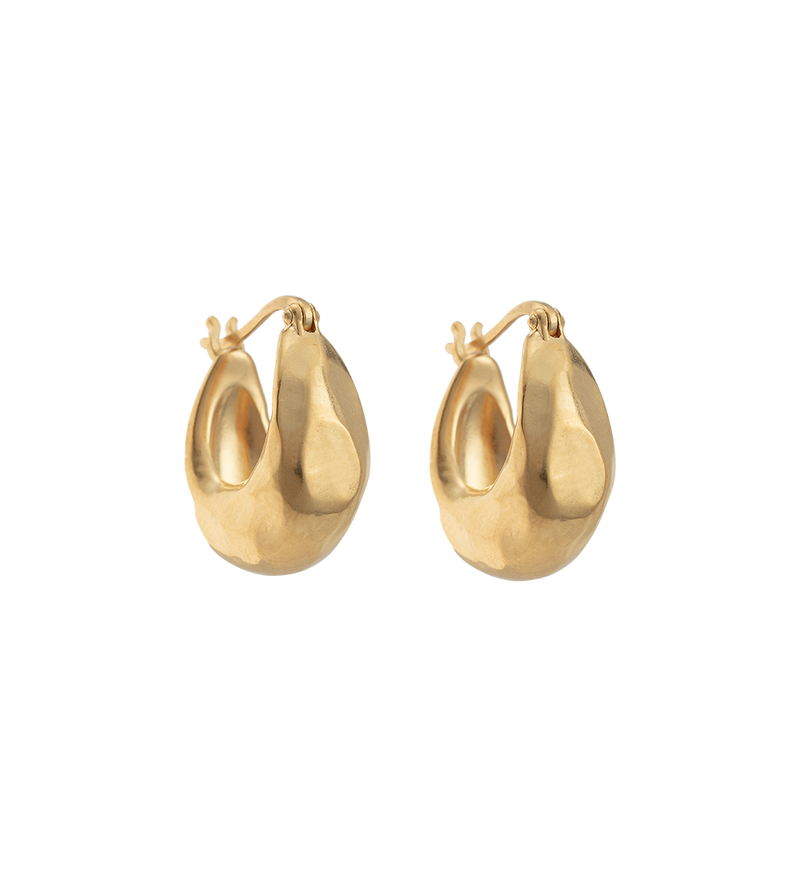 Kirstin Ash Essence Hoops Small - Gold | Mocha Australia