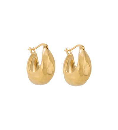 Kirstin Ash Essence Hoops Small - Gold | Mocha Australia