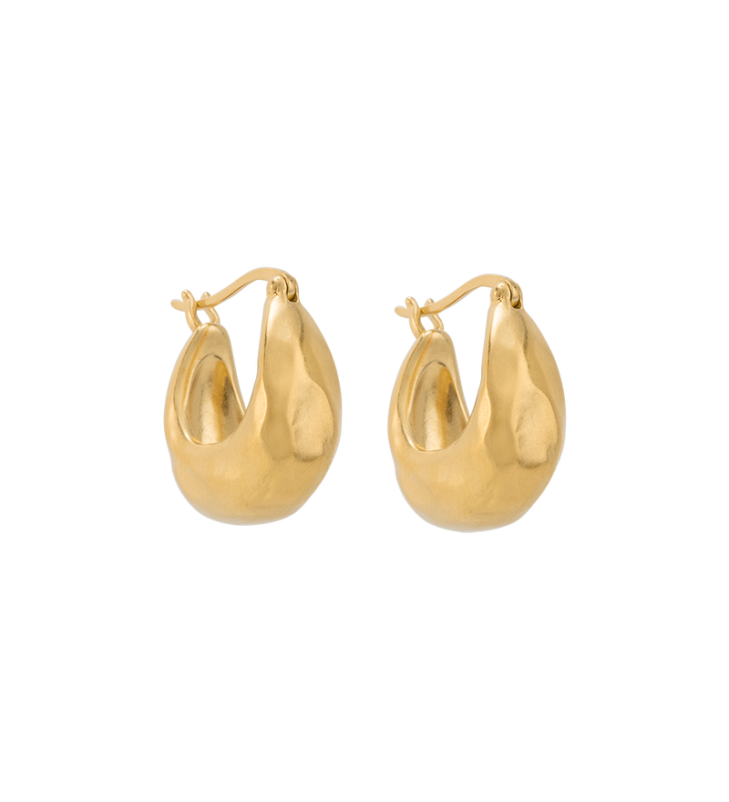 Kirstin Ash Essence Hoops Small - Gold | Mocha Australia