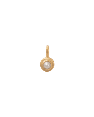 Kirstin Ash 18K Gold Vermeil Birthstone Charm - June (Freshwater Pearl) - Gold | Mocha Australia