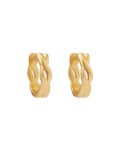 Kirstin Ash Idle Hoops- Gold | Mocha Australia