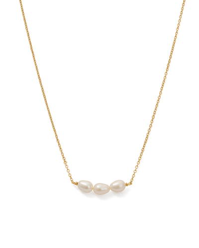 Kirstin Ash Isole Pearl Necklace- Gold | Mocha Australia