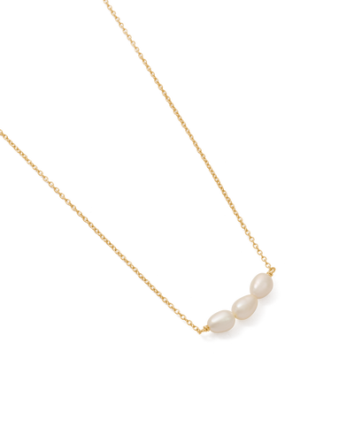 Kirstin Ash Isole Pearl Necklace- Gold | Mocha Australia