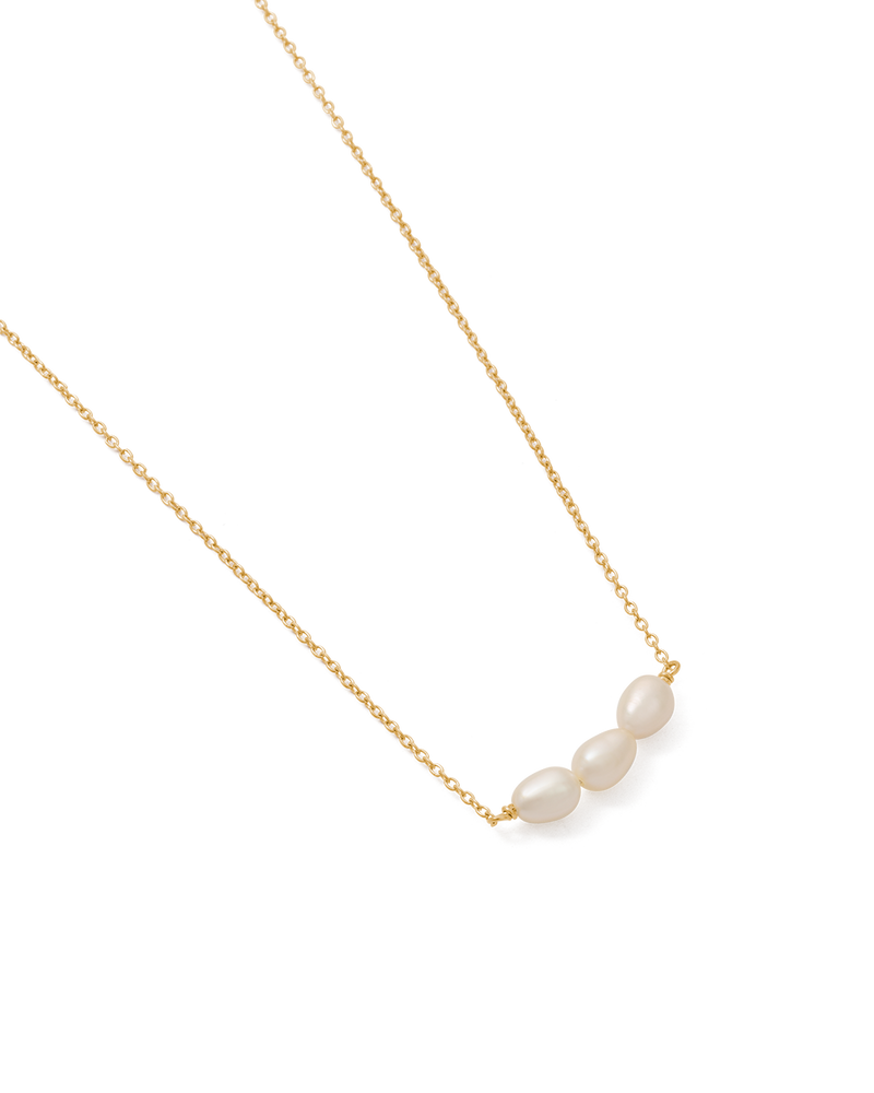 Kirstin Ash Isole Pearl Necklace- Gold | Mocha Australia