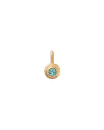 Kirstin Ash 18K Gold Vermeil Birthstone Charm - September (London Blue Topaz) - Gold | Mocha Australia