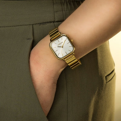 Gregio Aline Watch- Gold | Mocha Australia