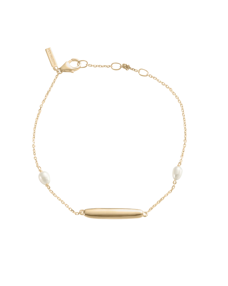Kirstin Ash Maris Engravable Bracelet - Gold