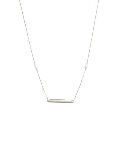 Kirstin Ash Maris Engravable Necklace - Silver
