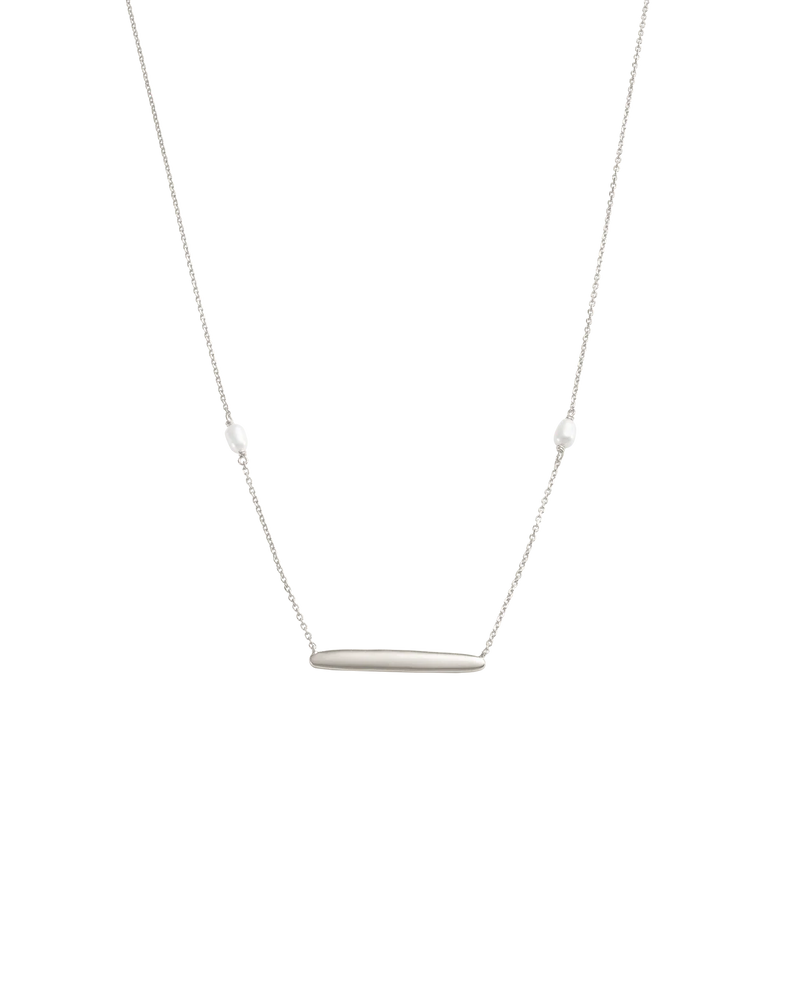 Kirstin Ash Maris Engravable Necklace - Silver