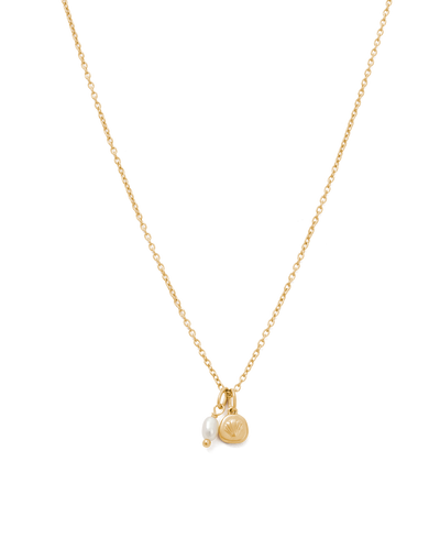 Kirstin Ash Memoir Pearl Necklace- Gold | Mocha Australia