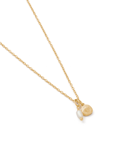 Kirstin Ash Memoir Pearl Necklace- Gold | Mocha Australia