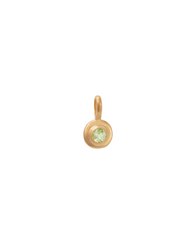 Kirstin Ash 18K Gold Vermeil Birthstone Charm - August (Peridot)  - Gold | Mocha Australia