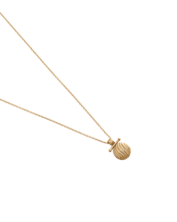 Kirstin Ash Rise Coin Necklace - Gold