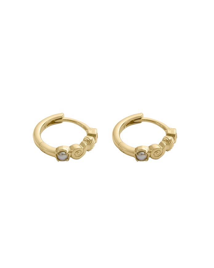 Kirstin Ash Shoreside Hoops - Gold | Mocha Australia