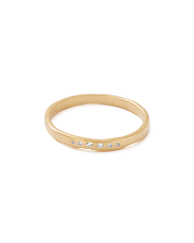 Kirstin Ash Sun Lines Ring- Gold | Mocha Australia