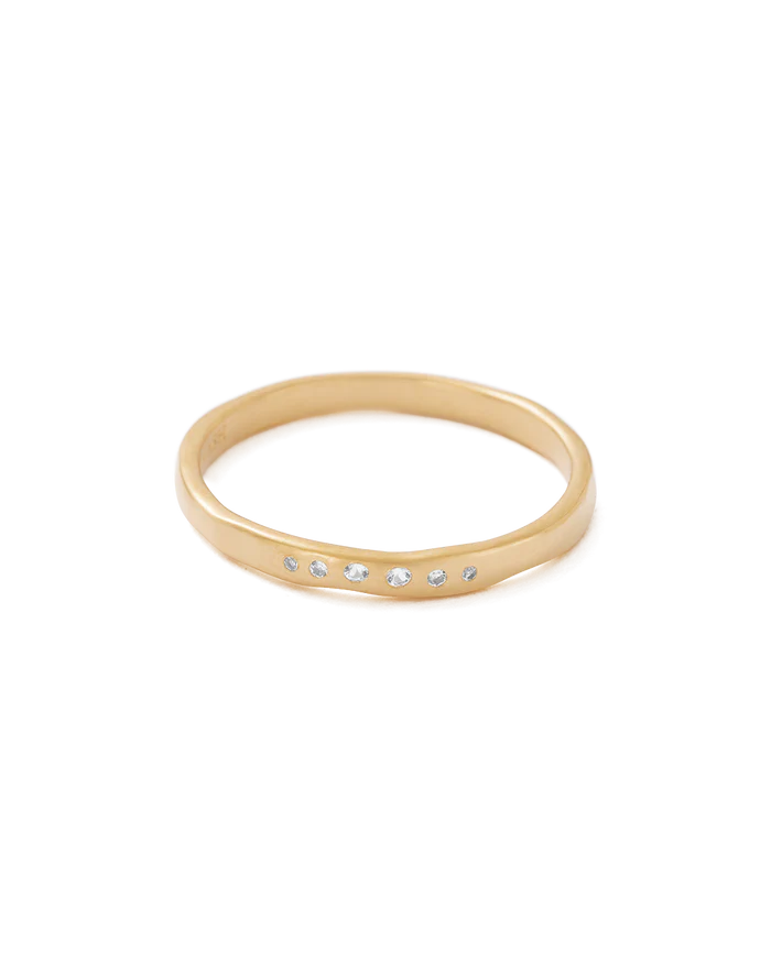 Kirstin Ash Sun Lines Ring- Gold | Mocha Australia