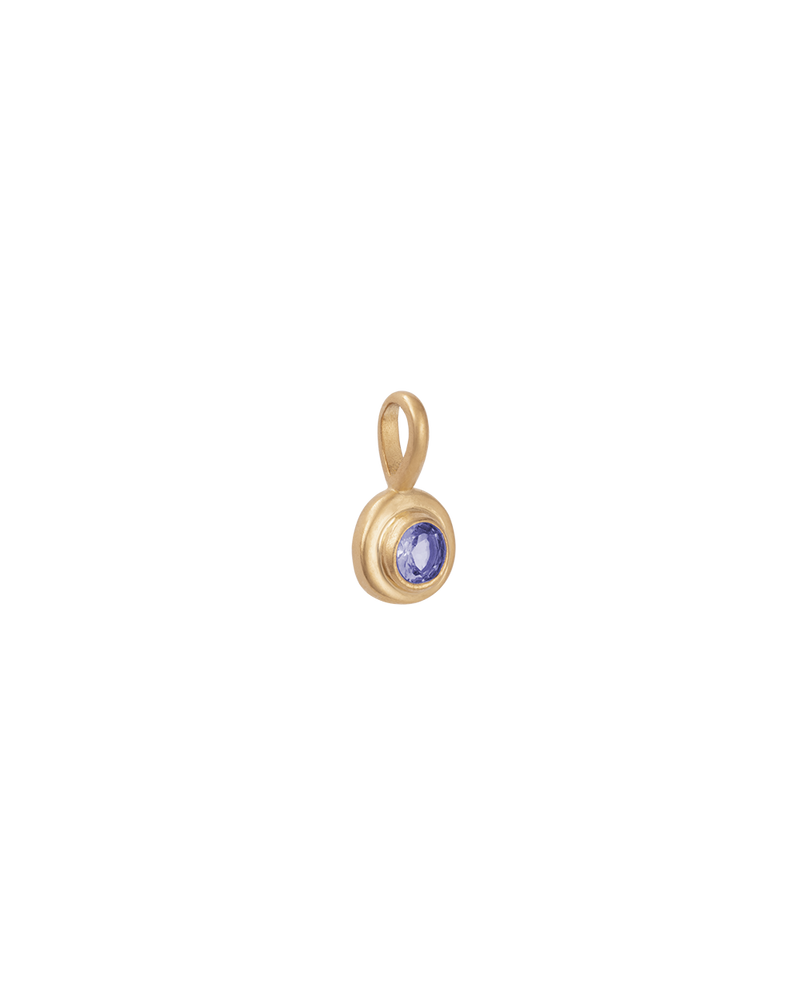 Kirstin Ash 18K Gold Vermeil Birthstone Charm - December (Tanzanite) - Gold | Mocha Australia