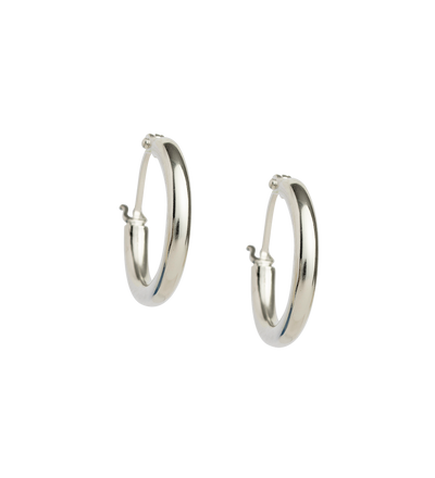 Kirstin Ash Tidal Hoop Set Small - Silver | Mocha Australia