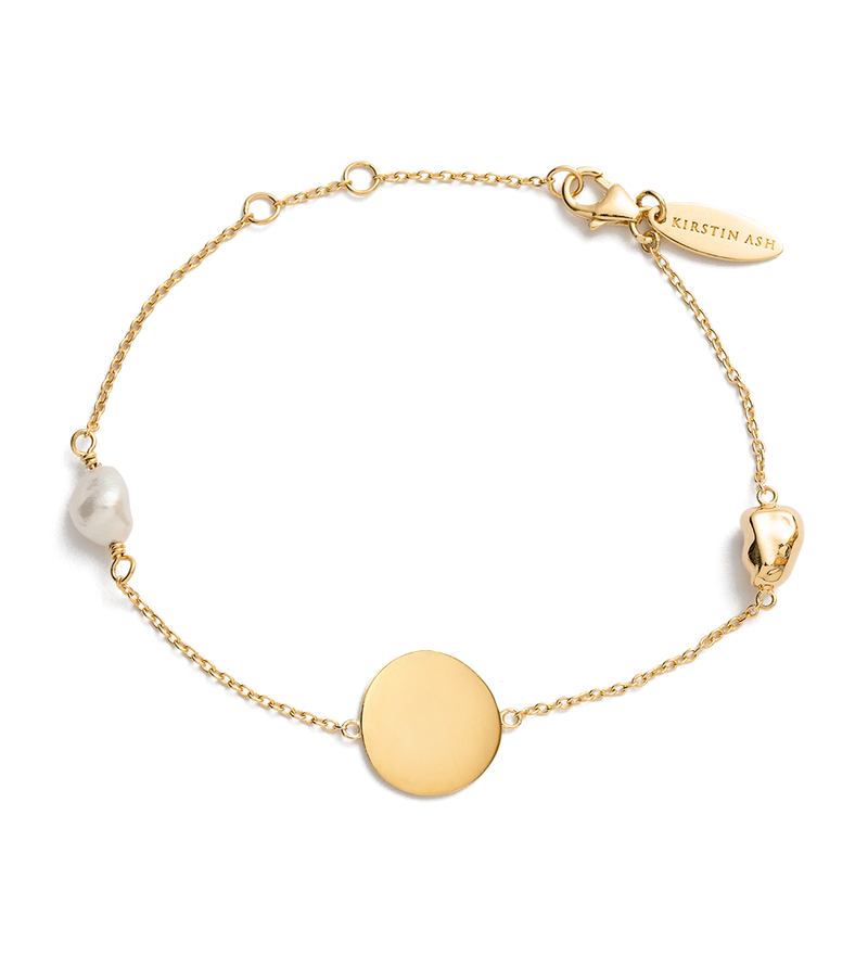 Kirstin Ash Tidal Pearl Bracelet - Gold | Mocha Australia