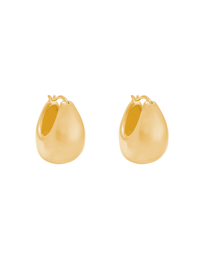 Kirstin Ash Tresor Hoops Small - Gold | Mocha Australia