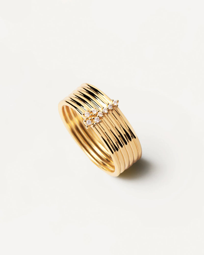 PDPAOLA Super Nova Ring - Gold | Mocha Australia