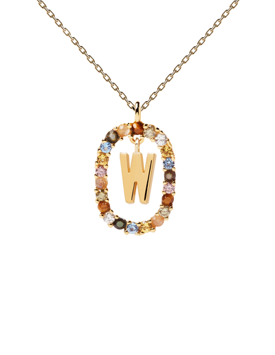 PDPAOLA Letter Necklace - W | Mocha Australia