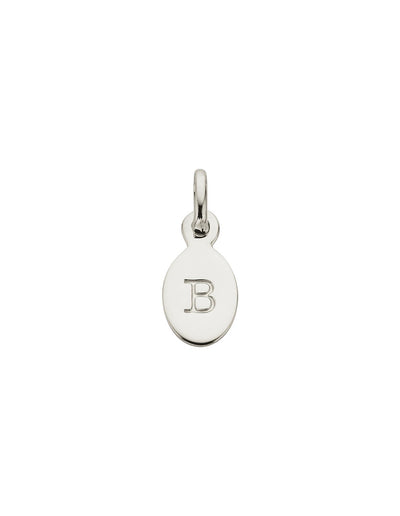 Kirstin Ash Initial Charm w/ Sterling Silver - B | Mocha Australia