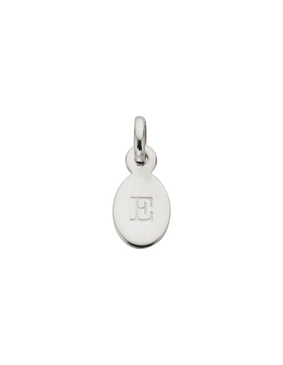 Kirstin Ash Initial Charm w/ Sterling Silver - E | Mocha Australia