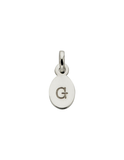 Kirstin Ash Initial Charm w/ Sterling Silver - G | Mocha Australia