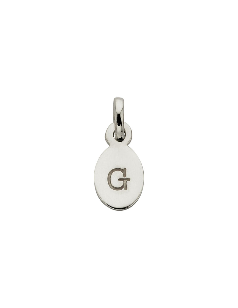 Kirstin Ash Initial Charm w/ Sterling Silver - G | Mocha Australia