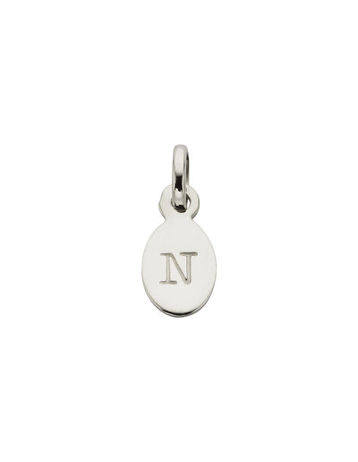 Kirstin Ash Initial Charm w/ Sterling Silver - N | Mocha Australia