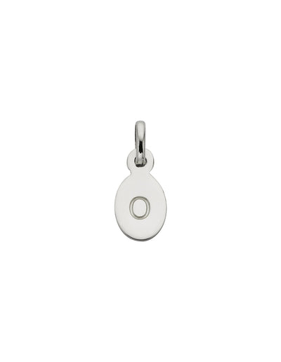 Kirstin Ash Initial Charm w/ Sterling Silver - O | Mocha Australia