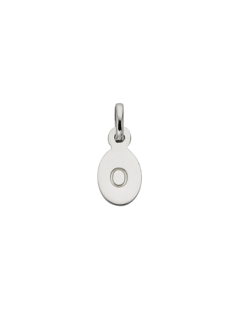 Kirstin Ash Initial Charm w/ Sterling Silver - O | Mocha Australia