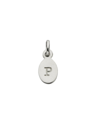 Kirstin Ash Initial Charm w/ Sterling Silver - P | Mocha Australia