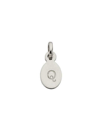 Kirstin Ash Initial Charm w/ Sterling Silver - Q | Mocha Australia