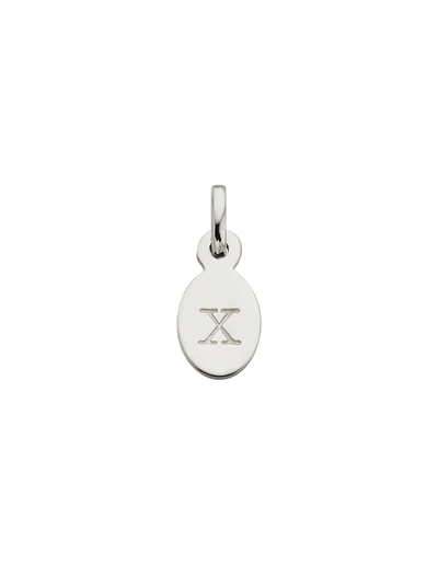 Kirstin Ash Initial Charm w/ Sterling Silver - X | Mocha Australia
