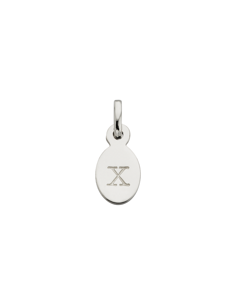 Kirstin Ash Initial Charm w/ Sterling Silver - X | Mocha Australia
