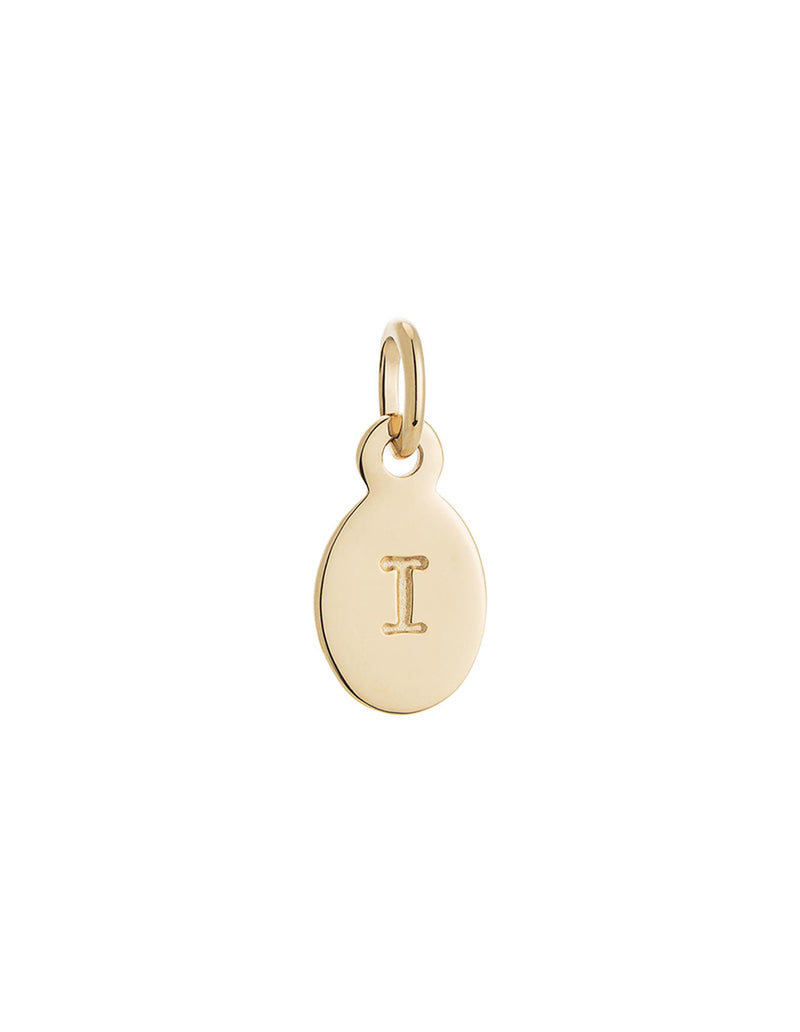 Kirstin Ash Initial Charm w/ 18K Gold Vermeil - I | Mocha Australia