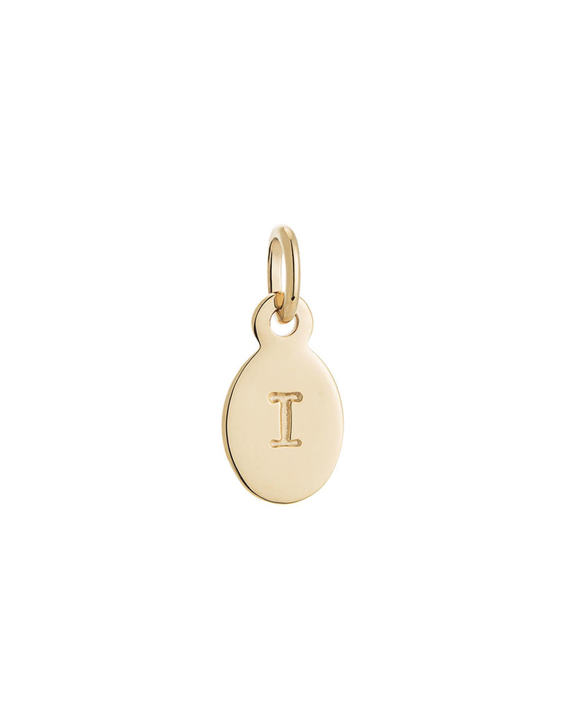 Kirstin Ash Initial Charm w/ 18K Gold Vermeil - I | Mocha Australia