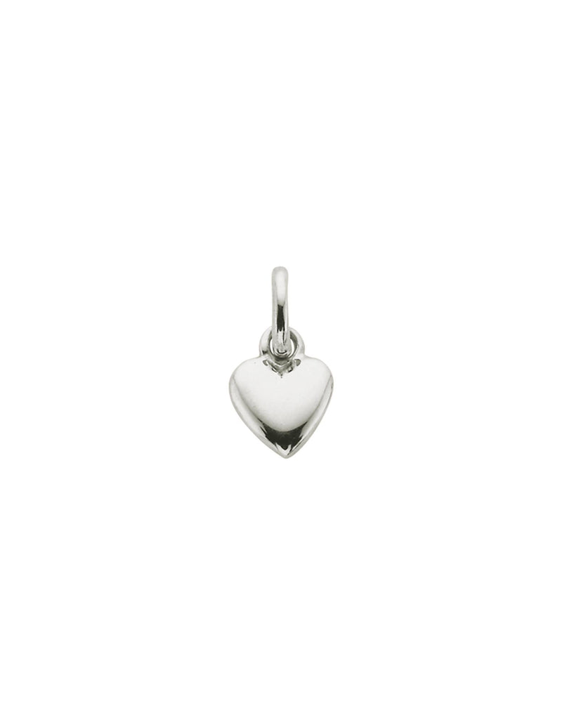 Kirstin Ash Heart Charm w/ Sterling Silver | Mocha Australia