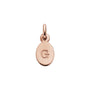 Kirstin Ash Initial Charm w/ 18K Rose Gold Vermeil - G