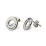 Von Treskow Studs Earrings w/ VT Disc - Silver