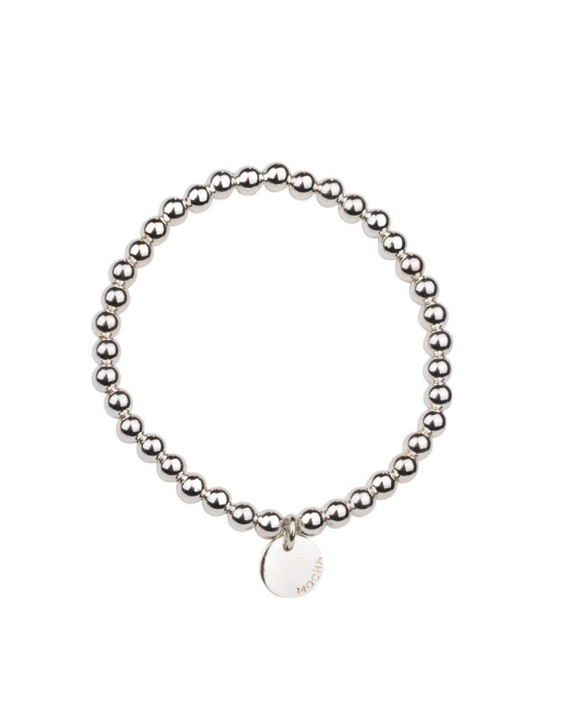 Isadora Aurelia 4mm Bracelet - Silver | Mocha Australia