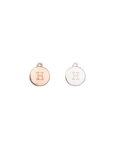 Isadora Aurelia Initial Charm - H | Mocha Australia