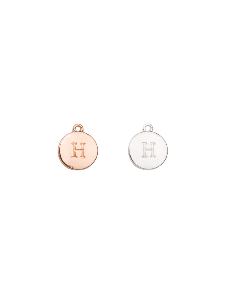 Isadora Aurelia Initial Charm - H | Mocha Australia